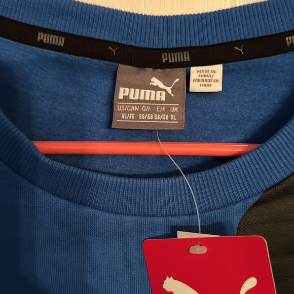 Puma blue sweatshirt NWT XL - Picture 3 of 6